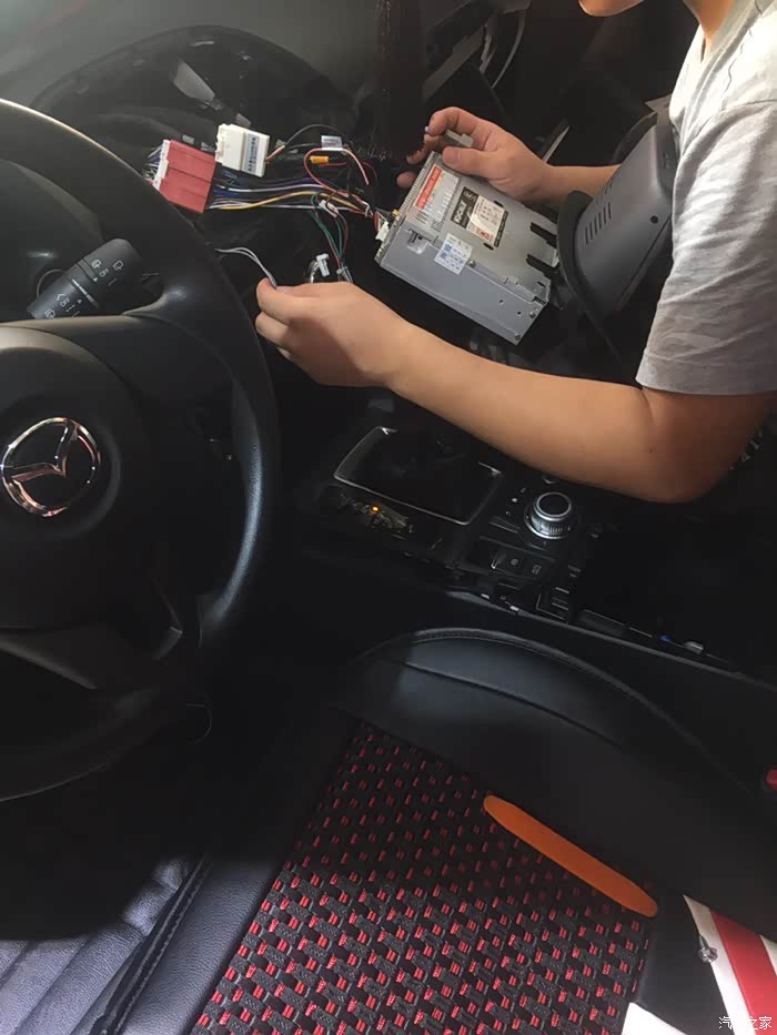 0蓝天活力版导航安装作业_马自达cx-4论坛_汽车之家论坛