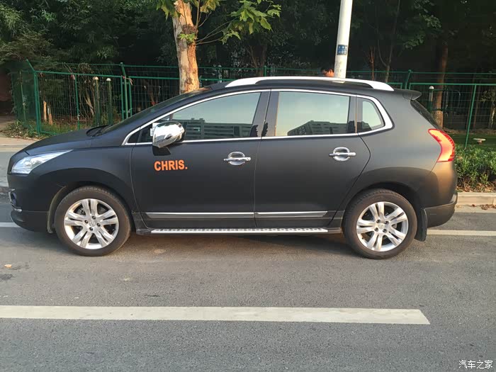 3008改装鉴赏!亚光膜/大灯改装/导航diy/脚垫/内饰全手工!申精