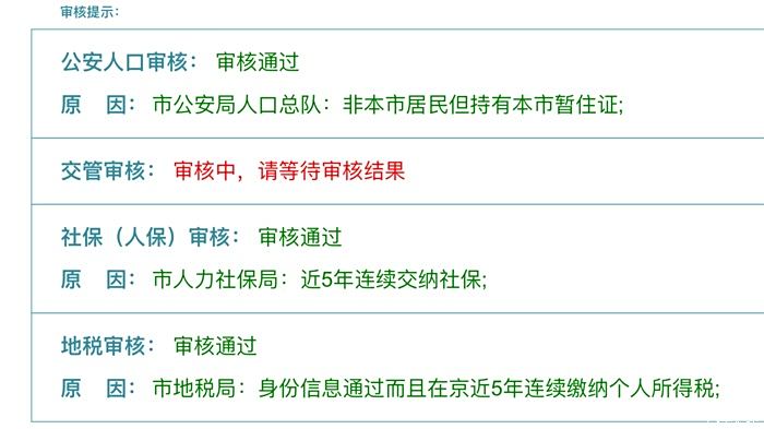 閒的沒事兒申請個搖號才知道審核最慢的原來是