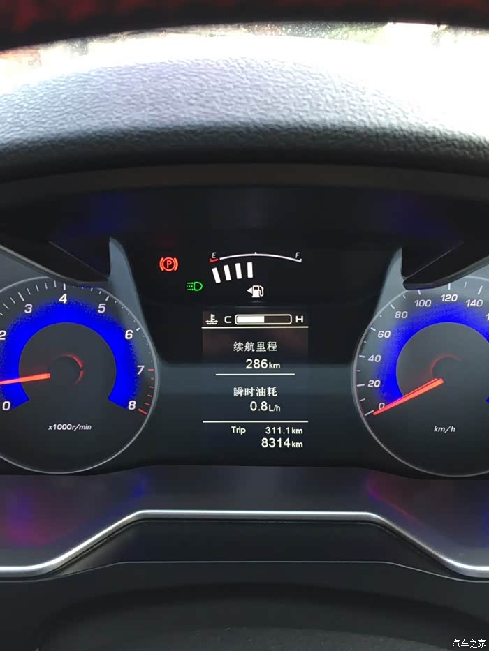 看我的新帝豪油表是不是坏了!求请教