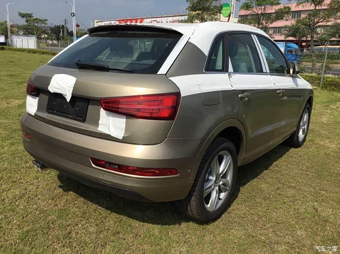 求看奥迪q3铂米金流沙金海南蓝的实物照