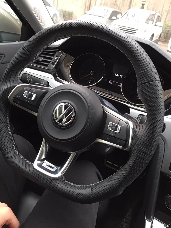 更换rline拨片方向盘好看好用