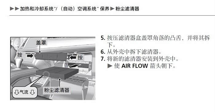 空调滤芯的安装方向问题?