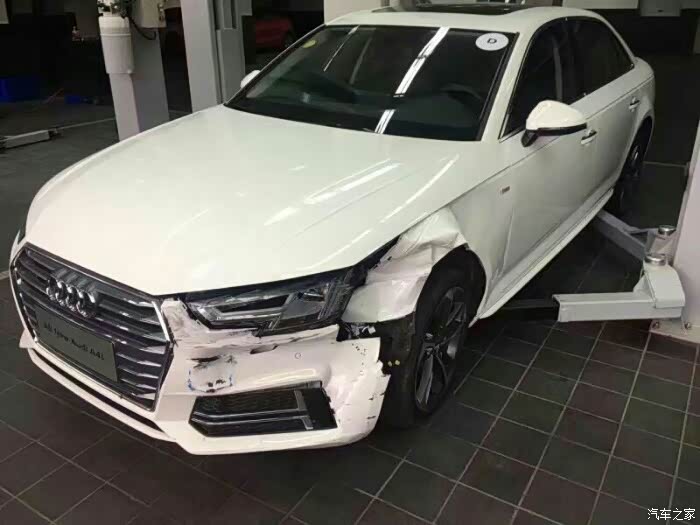 全新一代奥迪a4首撞强烈围观