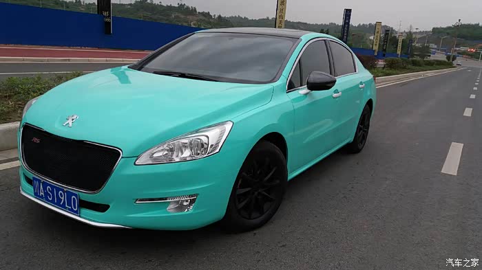 【图】508改色啦_标致508论坛_汽车之家论坛