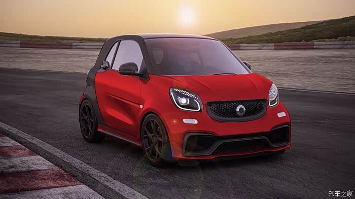 amg包围通用版smart453赛道定妆写真躁动起来不要犹豫