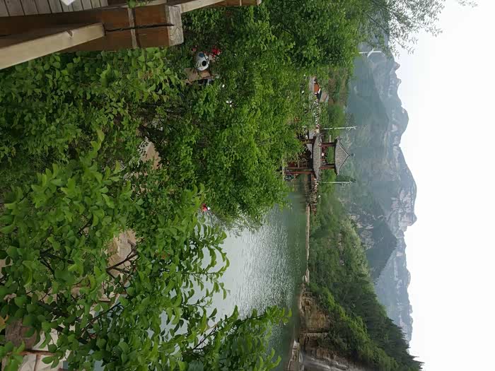 青州幽谷好山好水好风景北方九寨沟