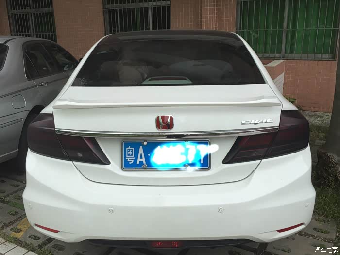 【图】换上红标._思域论坛_汽车之家论坛