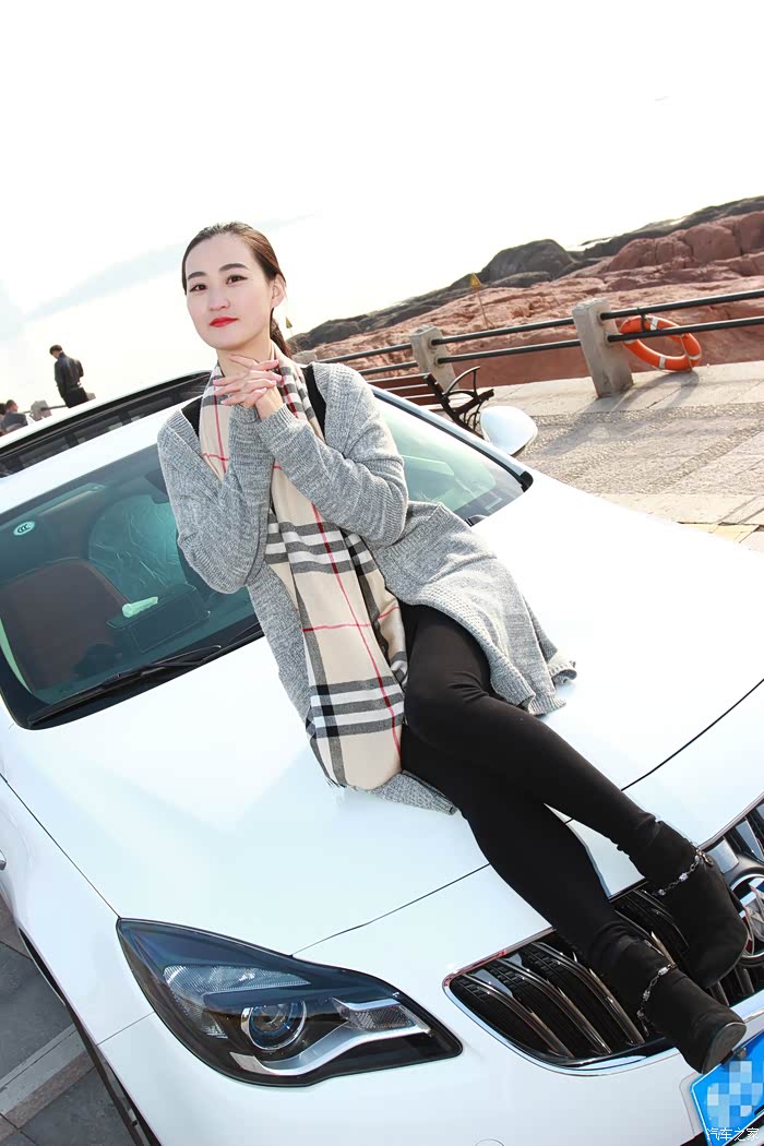 媳妇当车模白威提车近一年感受媳妇助阵求加精