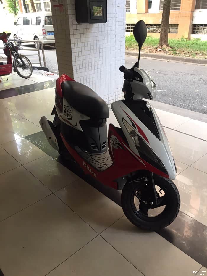 雅马哈rs踏板提车终于不用潜水了