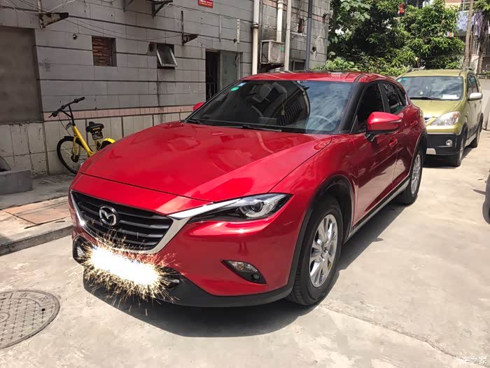 刚洗完车cx4帅气后面老爸发开年