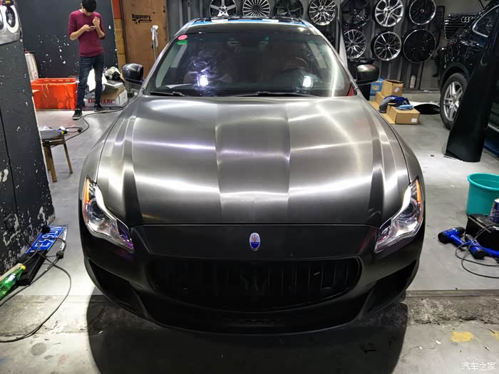 【图】玛莎拉蒂《总裁》拉丝黑膜 太美了!_玛莎拉蒂论坛_汽车之家论坛