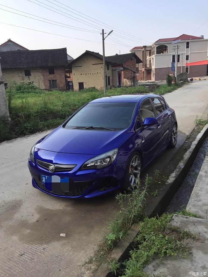 英朗xt16t改st蓝战斗蓝全车改色