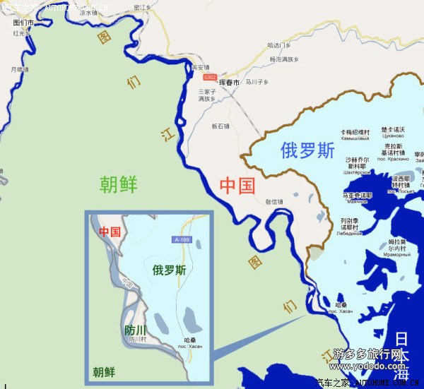 鸡鸣闻三国犬吠惊三疆美丽珲春虎啸三疆行