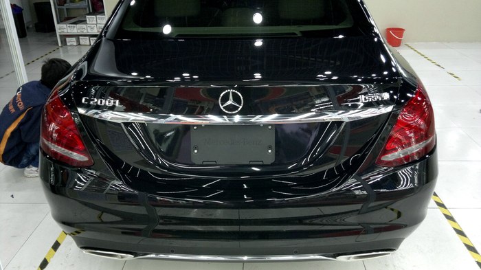 【图】c200l黑色立标提车,装饰和使用作业_奔驰c级论坛_汽车之家论坛